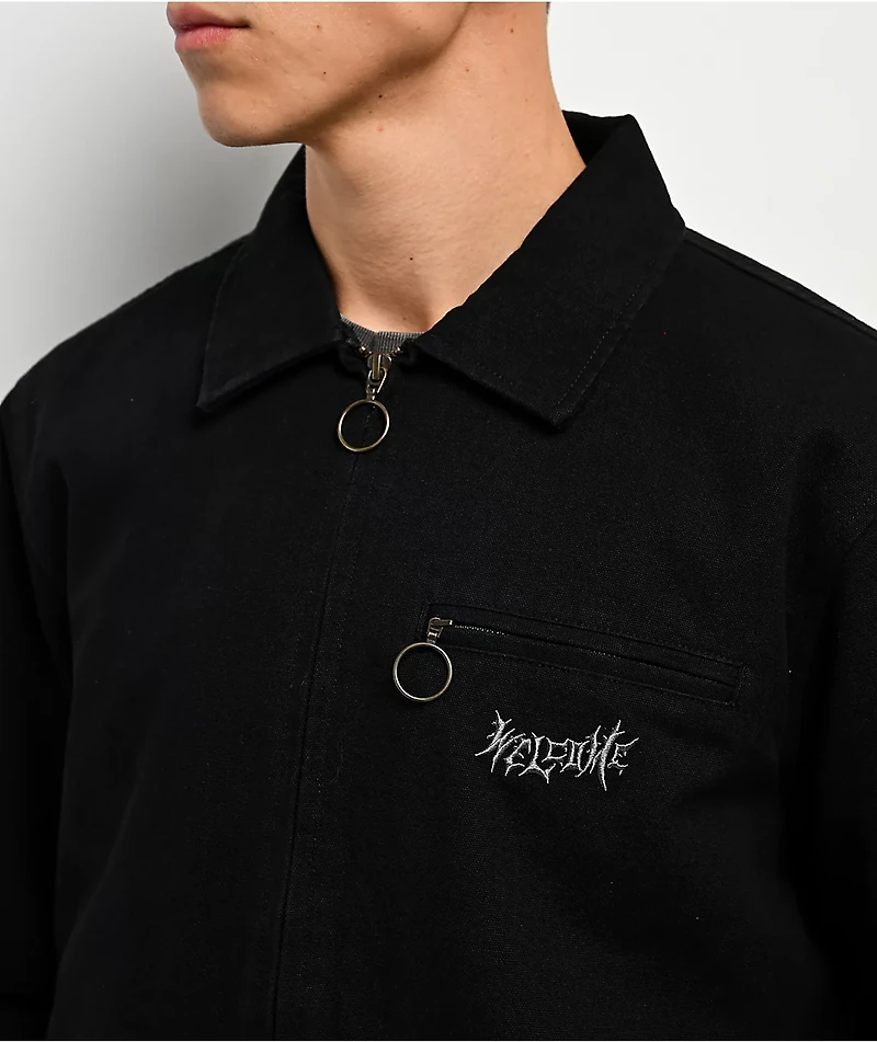 Harry Potter x Welcome Morsmordre Black Canvas Jacket