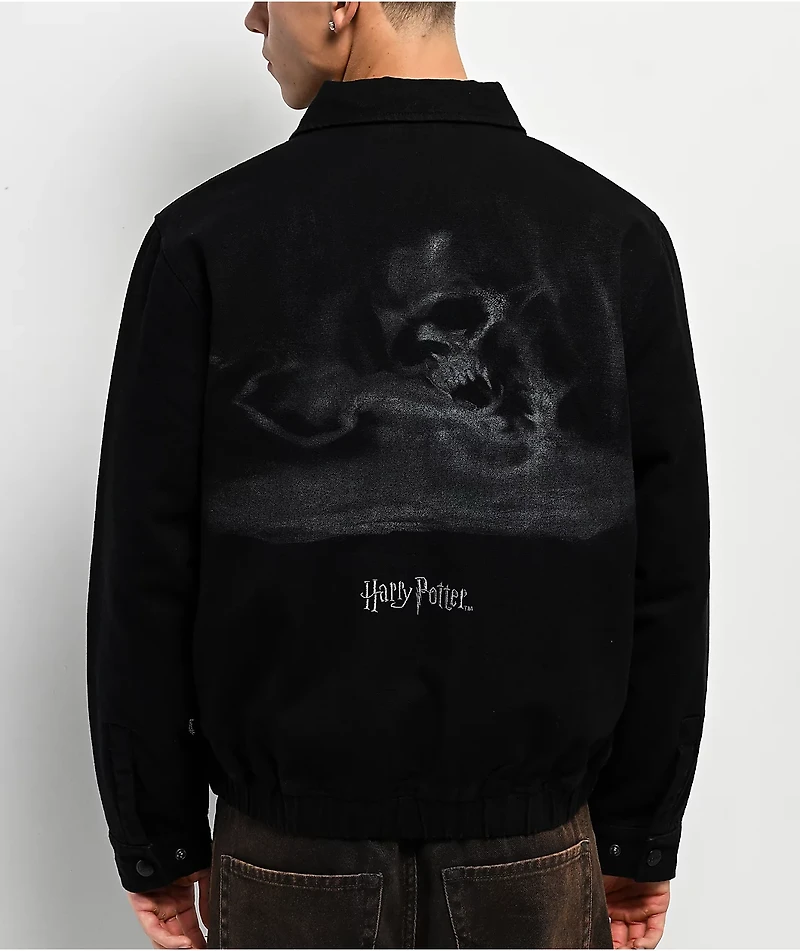 Harry Potter x Welcome Morsmordre Black Canvas Jacket