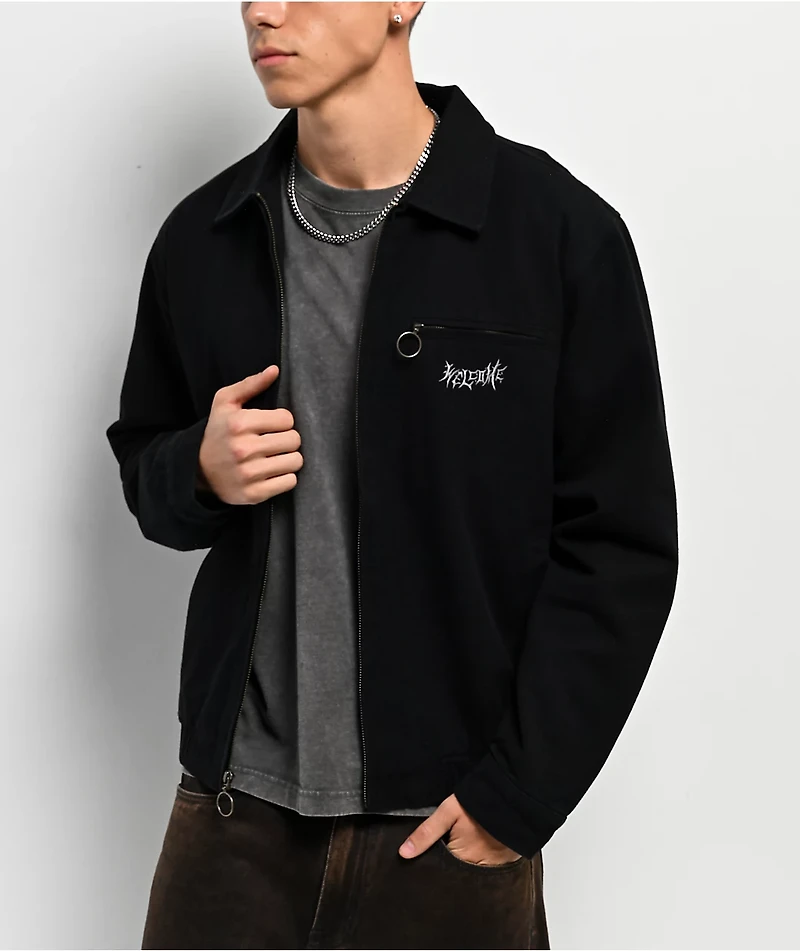 Harry Potter x Welcome Morsmordre Black Canvas Jacket