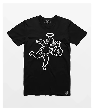 Hasta Muerte Angel Classic Black T-Shirt