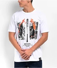 Hasta Muerte Barbed Wire Bat Ben White T-Shirt