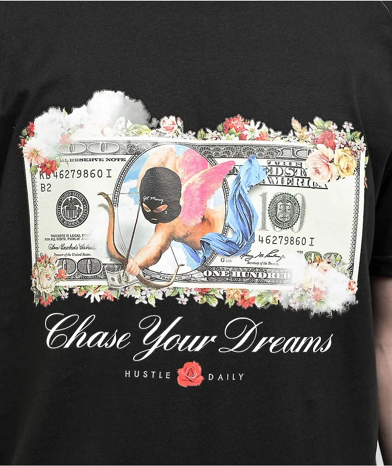 Hasta Muerte Chase Dream Dollar Black T-Shirt