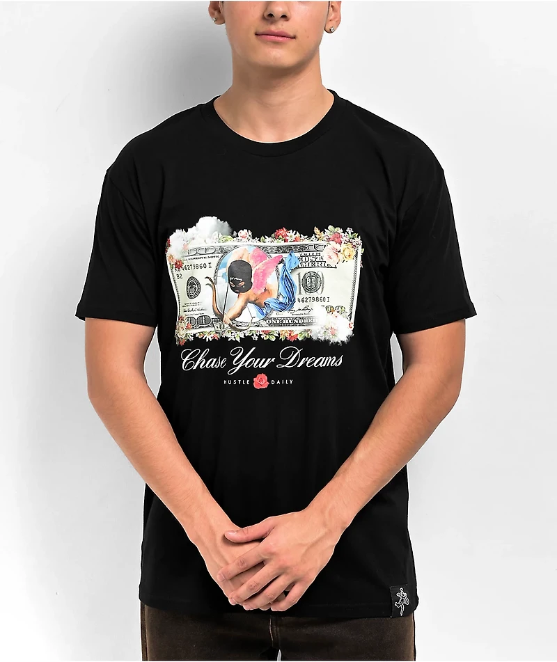 Hasta Muerte Chase Dream Dollar Black T-Shirt