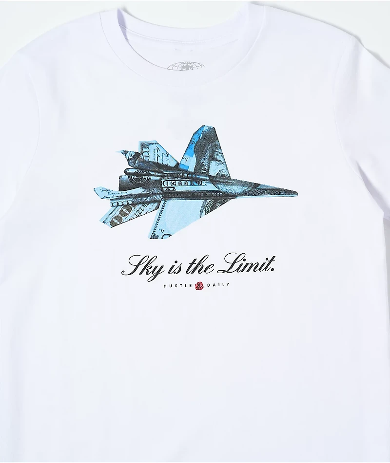 Hasta Muerte Kids Money Plane White T-Shirt