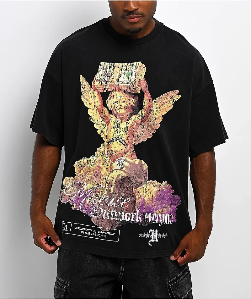 Hasta Muerte Outwork Everyone Black T-Shirt