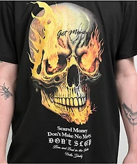 Hasta Muerte Scared Money Black T-Shirt