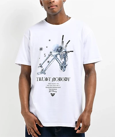 Hasta Muerte Trust Nobody White T-Shirt