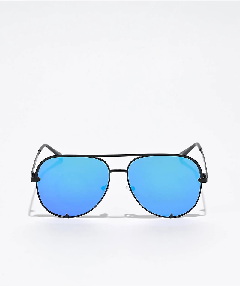 Haven Black and Turquoise Revolution Sunglasses