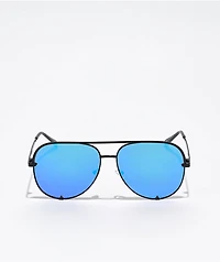Haven Black and Turquoise Revolution Sunglasses