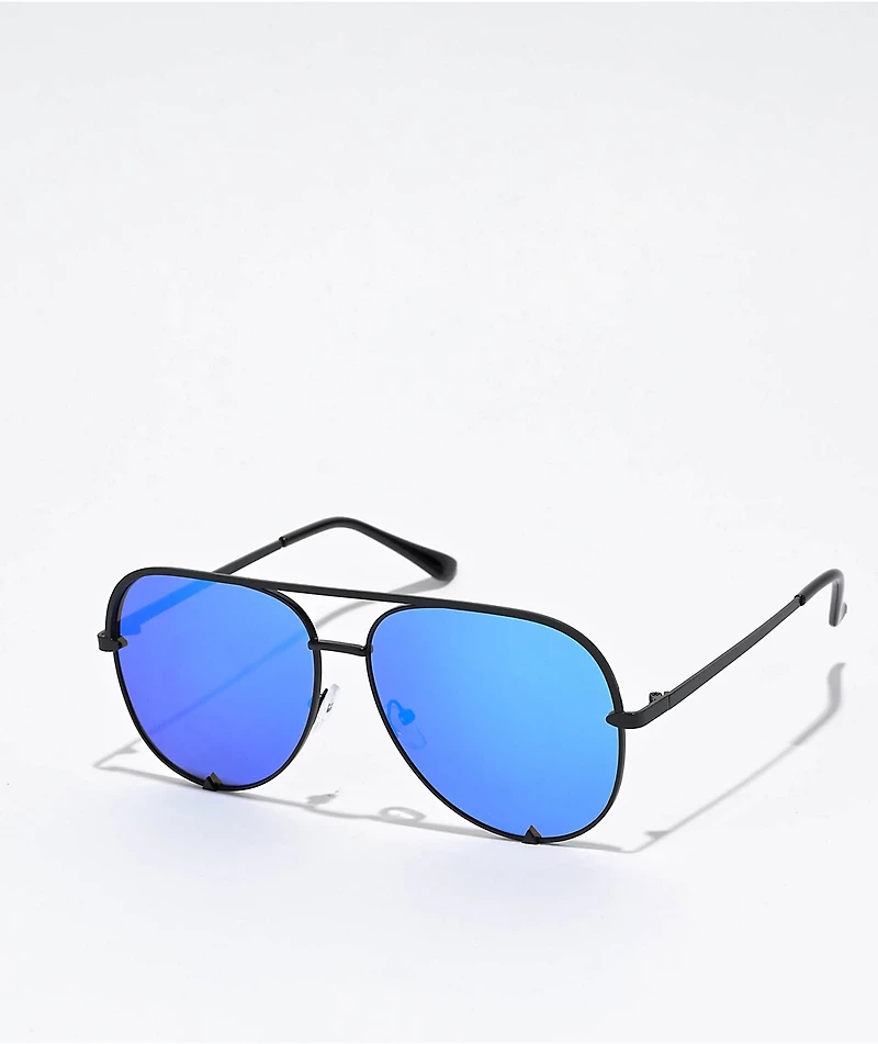 Haven Black and Turquoise Revolution Sunglasses