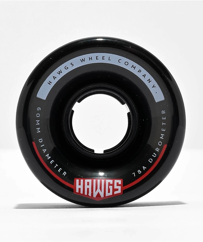 Hawgs Chubby 60mm 78a Black Cruiser Wheels