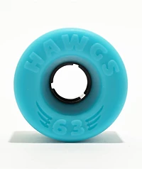 Hawgs Doozies 63mm 78a Blue Cruiser Skateboard Wheels