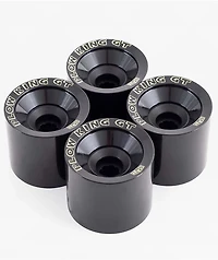Hawgs Plow King GT 74mm 76a Black Gloss Cruiser Skateboard Wheels