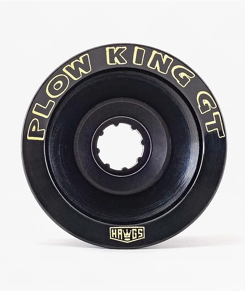 Hawgs Plow King GT 74mm 76a Black Gloss Cruiser Skateboard Wheels