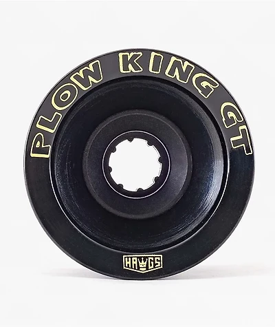 Hawgs Plow King GT 74mm 76a Black Gloss Cruiser Skateboard Wheels