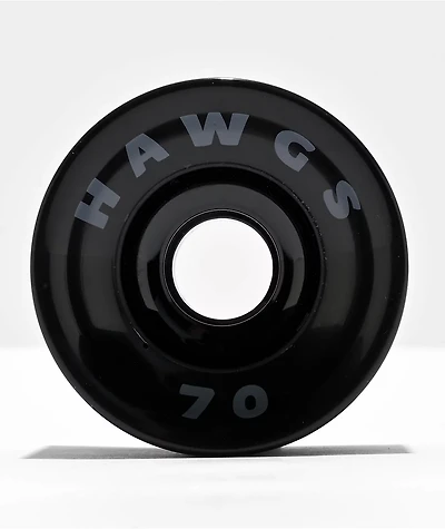 Hawgs Supreme 70mm 78a Black Cruiser Skateboard Wheels