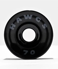 Hawgs Supreme 70mm 78a Black Cruiser Skateboard Wheels