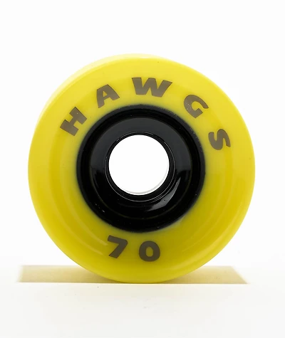 Hawgs Supreme 70mm 78a Flat Banana Cruiser Skateboard Wheels