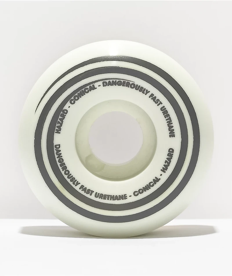 Hazard Sign 52mm 101a Conical Skateboard Wheels