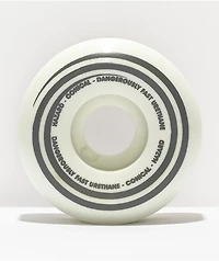 Hazard Sign 52mm 101a Conical Skateboard Wheels