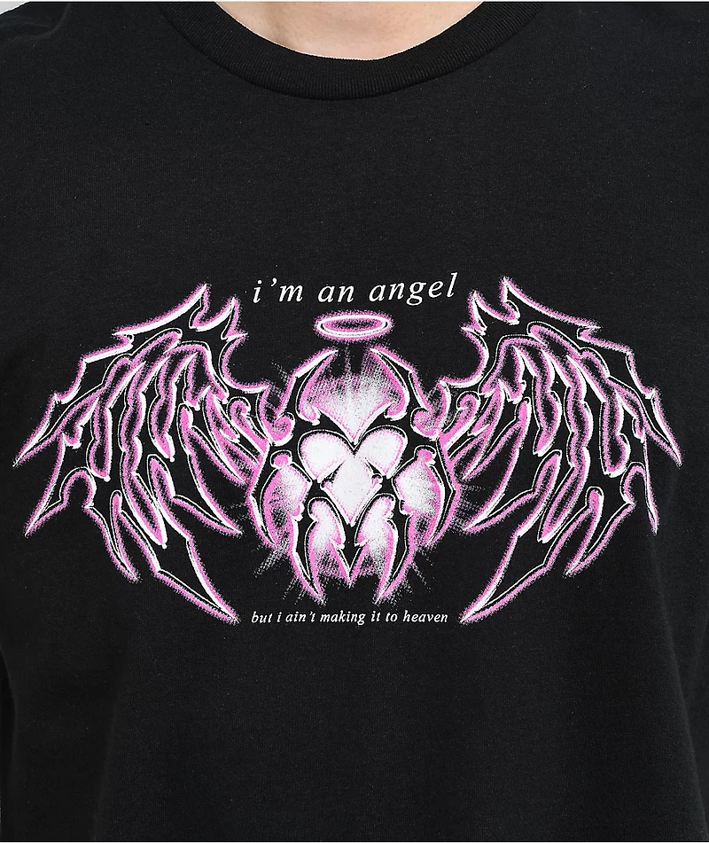 Hazheart Angel Black T-Shirt