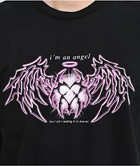 Hazheart Angel Black T-Shirt