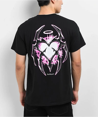 Hazheart Angel Black T-Shirt