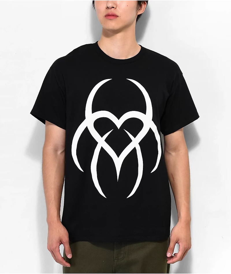 Hazheart Logo Black T-Shirt
