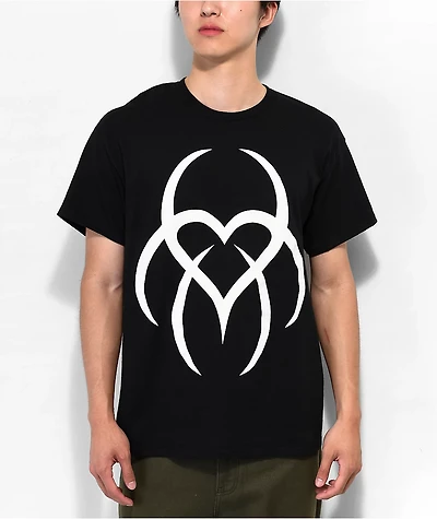 Hazheart Logo Black T-Shirt