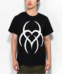 Hazheart Logo Black T-Shirt