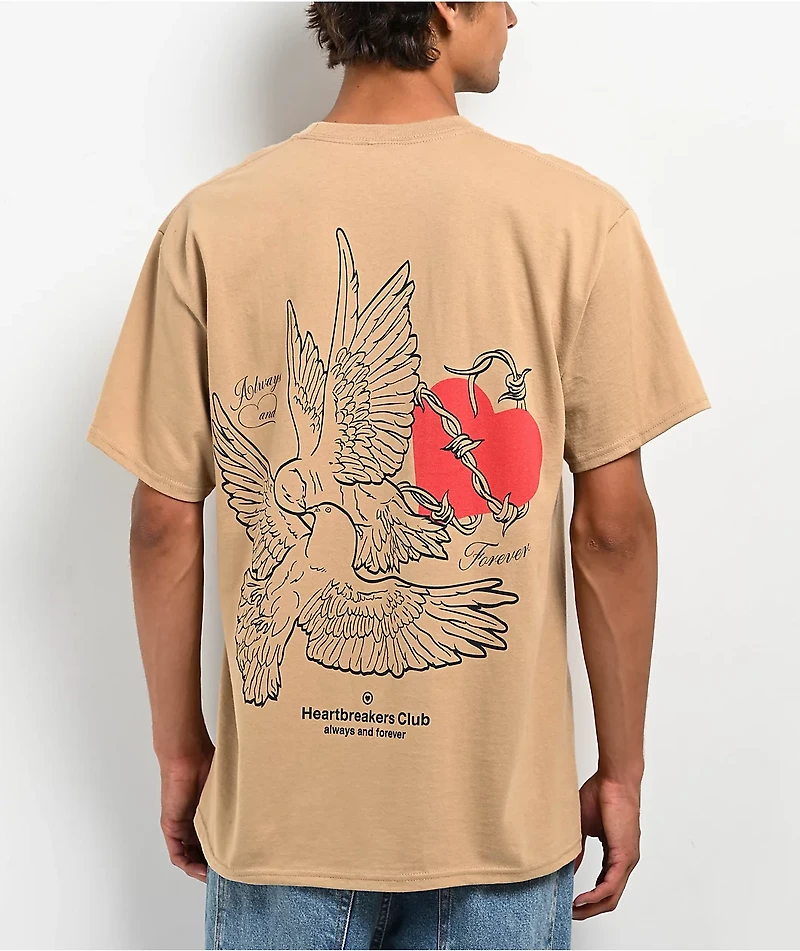 Heartbreakers Club Always Tan T-Shirt