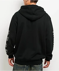 Heartbreakers Club Blessed Black Zip Hoodie