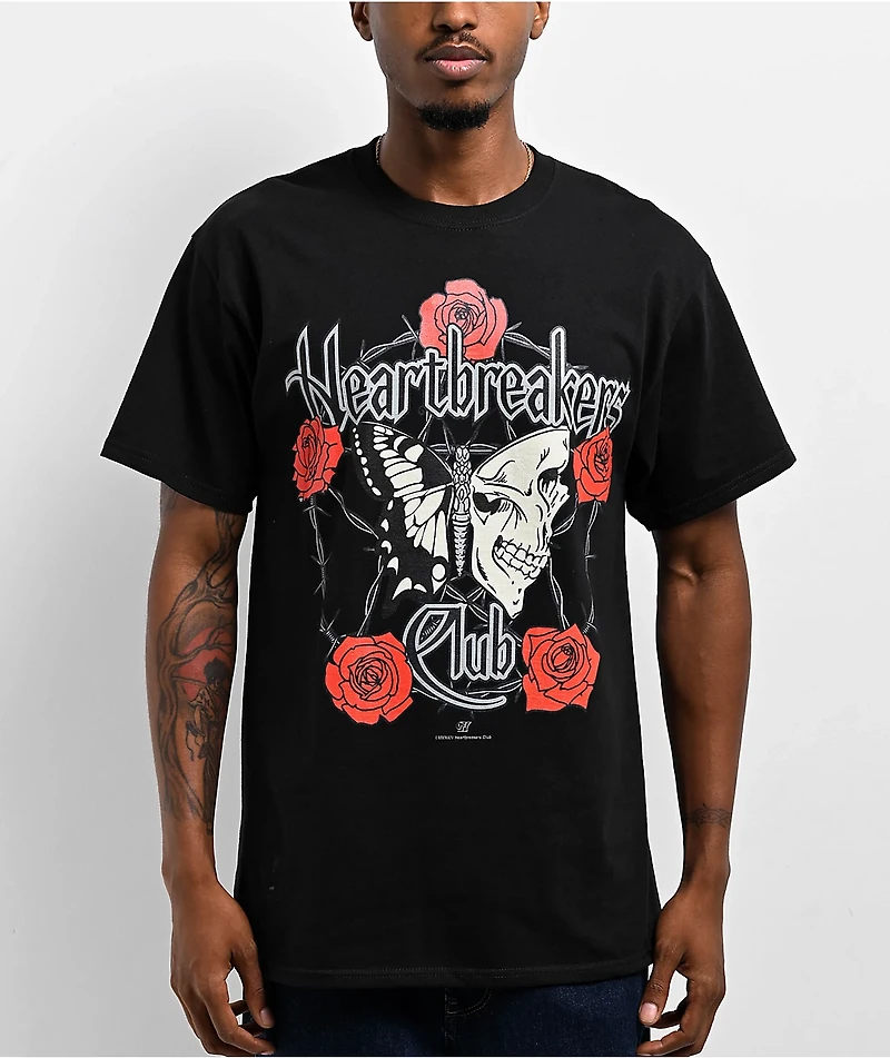 Heartbreakers Club Crown Black T-Shirt