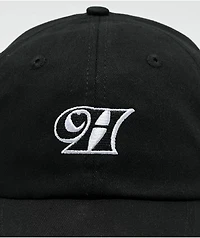 Heartbreakers Club Logo Black Strapback Hat