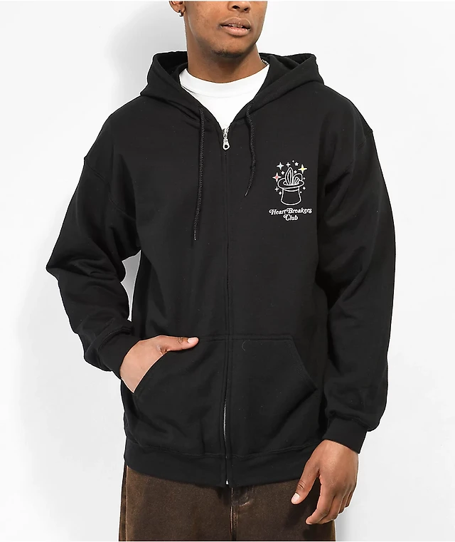 Heartbreakers Club Magic Black Zip Hoodie MainPlace Mall