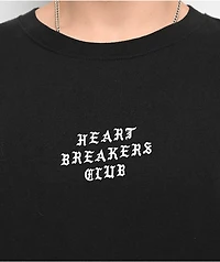 Heartbreakers Club Tears Heavyweight Black T-Shirt