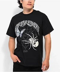 Heartbreakers Club Web Black T-Shirt