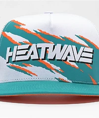 Heat Wave Bolt Smoker White Trucker Hat