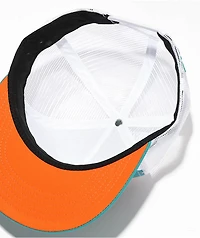 Heat Wave Bolt Smoker White Trucker Hat