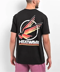 Heat Wave Eagle Black T-Shirt