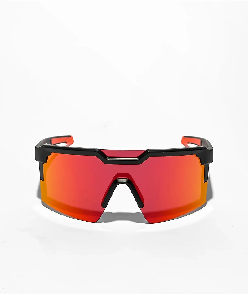 Heat Wave Future Tech Grid Wave V2 Black Sunglasses