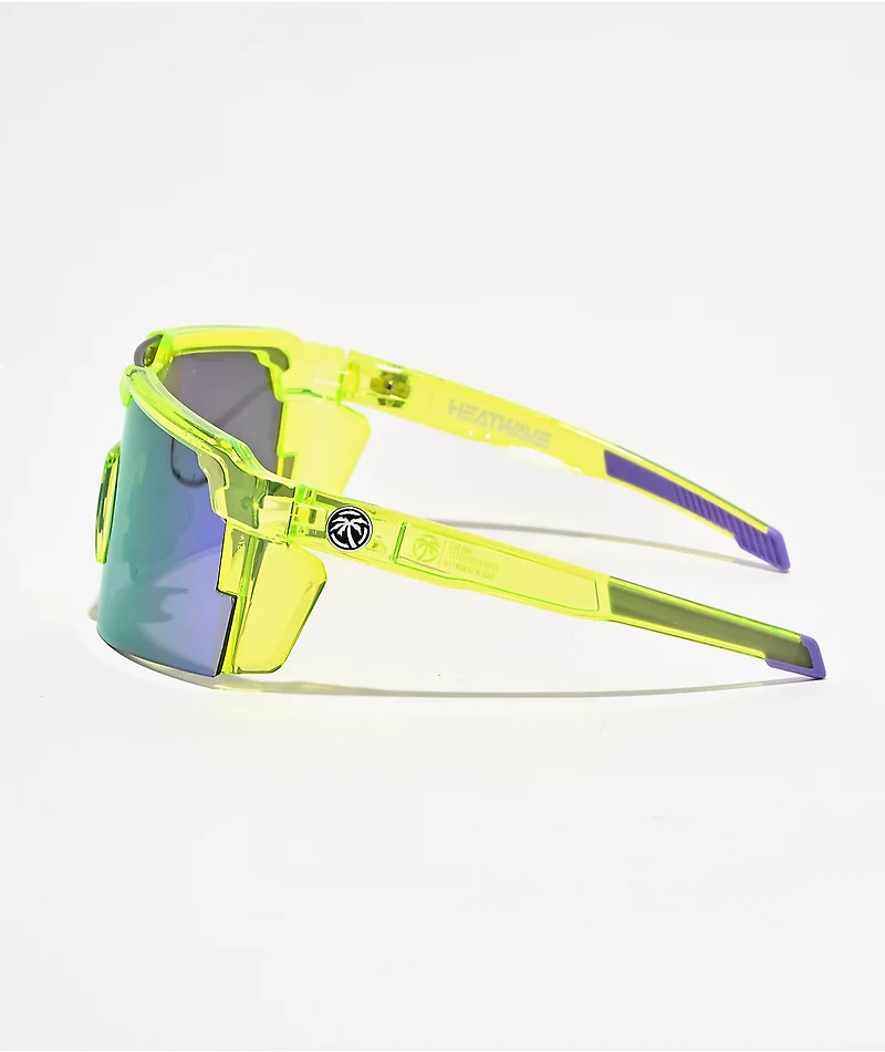 Heat Wave Future Tech Z87+ Antifreeze Blue & Yellow Polarized Sunglasses