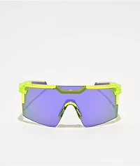 Heat Wave Future Tech Z87+ Antifreeze Blue & Yellow Polarized Sunglasses