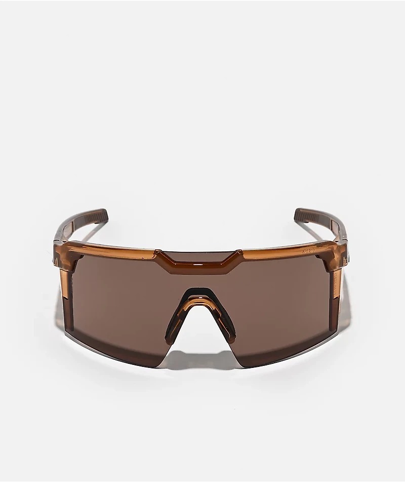 Heat Wave Future Tech Z87+ Saddle Brown Sunglasses