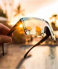 Heat Wave Lazer Face Gold Rush Sunglasses