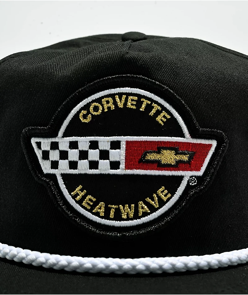 Heat Wave x Chevrolet Corvette Black Snapback Hat