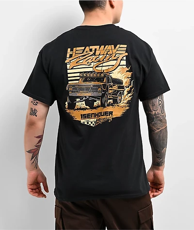 Heat Wave x Isenhouer Racing Black T-Shirt