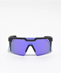 Heat Wave x Shreddy Future Tech Z87+ Black & Purple Polarized Sunglasses
