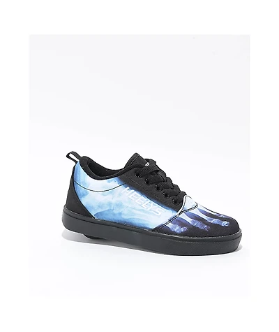 Heelys Kids X-Ray Pro 20 Black & Blue Shoes