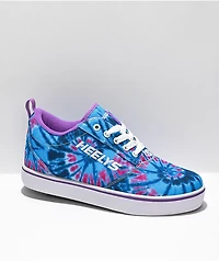 Heelys Pro 20 Blue & Purple Tie Dye Shoes